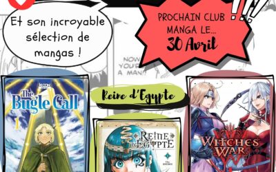 Club Manga le mardi 30 avril à 20h