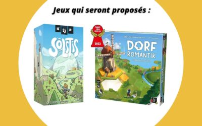 Soirée jeux le vendredi 30 août à 19h !