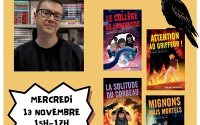 Rencontre-dédicace avec Vincent Mondiot le mercredi 13 novembre à 15h