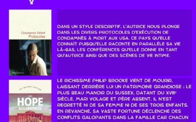 Book Club le mardi 5 mai à 20h